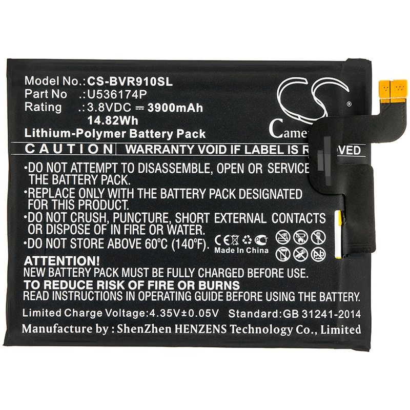 Batteri till SmartPhone, Mobil för Blackview BV9000 Pro
