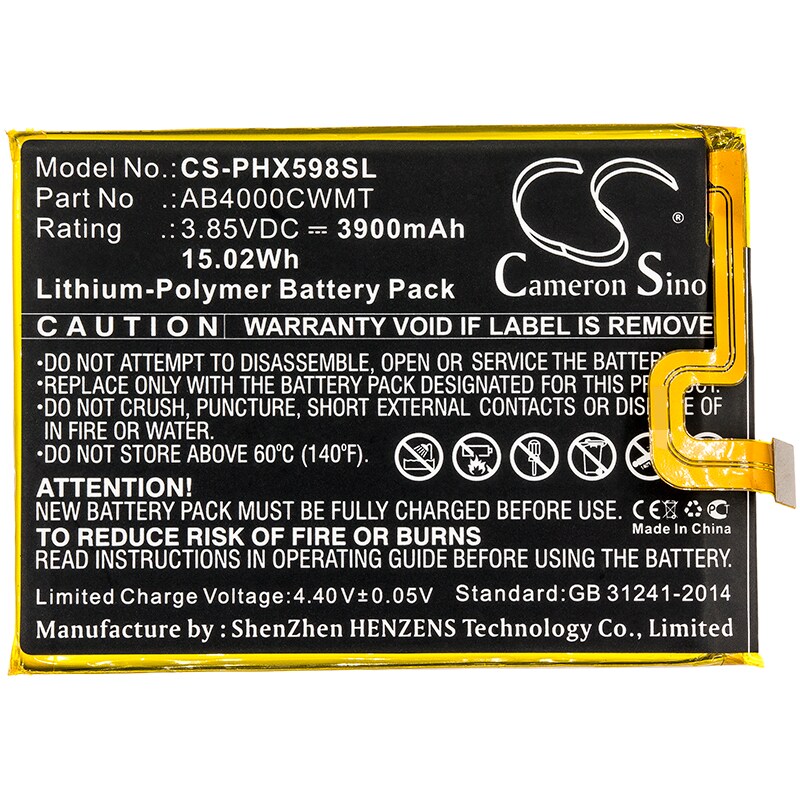 Batteri till SmartPhone, Mobil för Philips Xenium S598, CTS598, X598