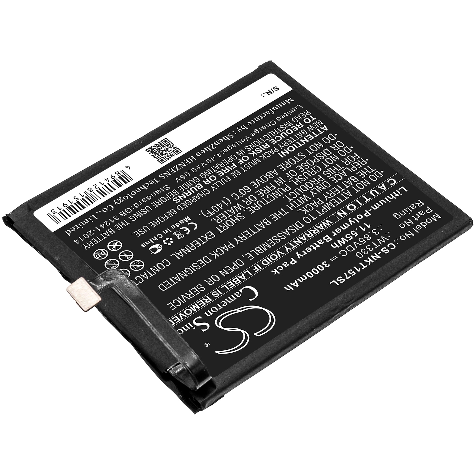 Batteri till SmartPhone, Mobil för Nokia 4.2, TA-1150, TA-1157
