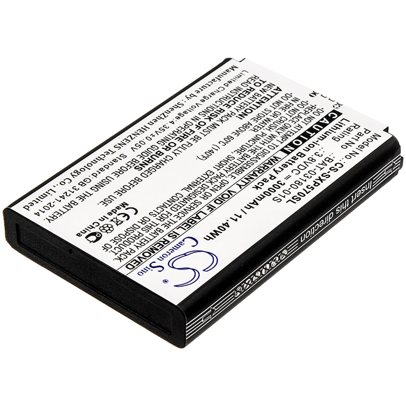 Batteri till SmartPhone, Mobil för Sonim XP5, XP5700, XP5s m.fl.