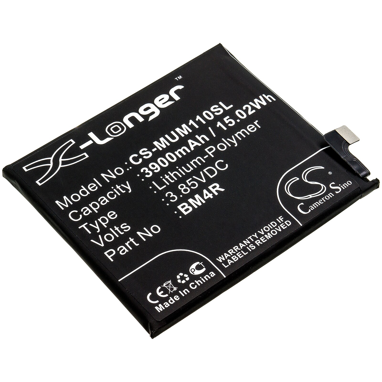 Batteri till SmartPhone, Mobil för Xiaomi Mi 10 Lite, M2002J9S, Mi 10 Lite 5G m.fl.