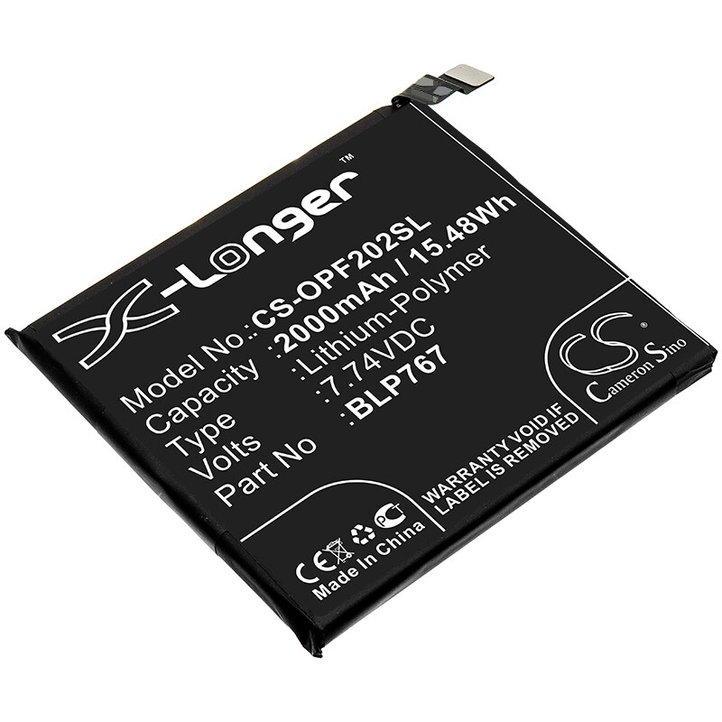 Batteri till SmartPhone, Mobil för OPPO Find X2 Pro, Find X2 Pro 5G, CPH2025 m.fl.