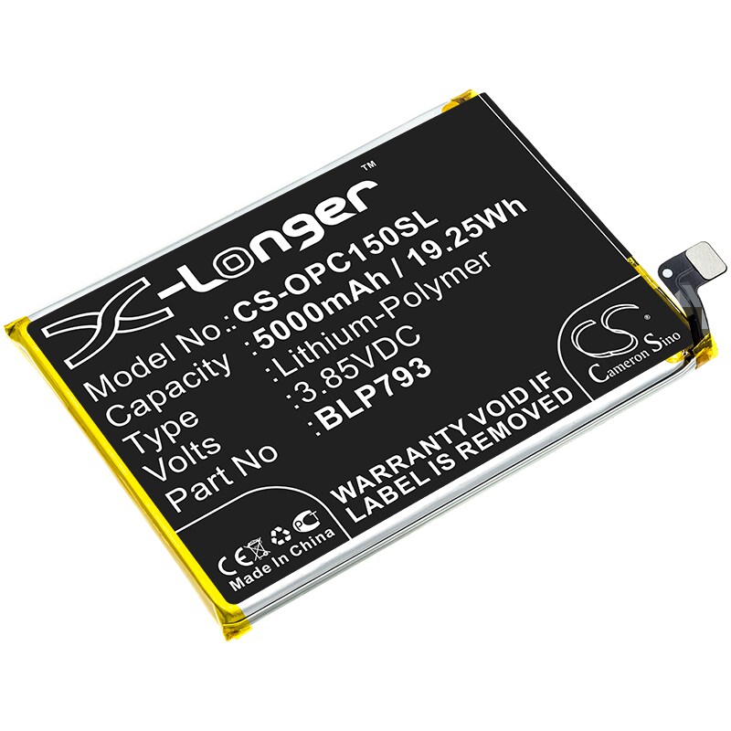 Batteri till SmartPhone, Mobil för OPPO Realme C15, RMX2186, Realme C12 m.fl.