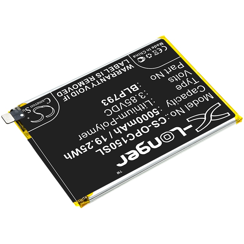 Batteri till SmartPhone, Mobil för OPPO Realme C15, RMX2186, Realme C12 m.fl.