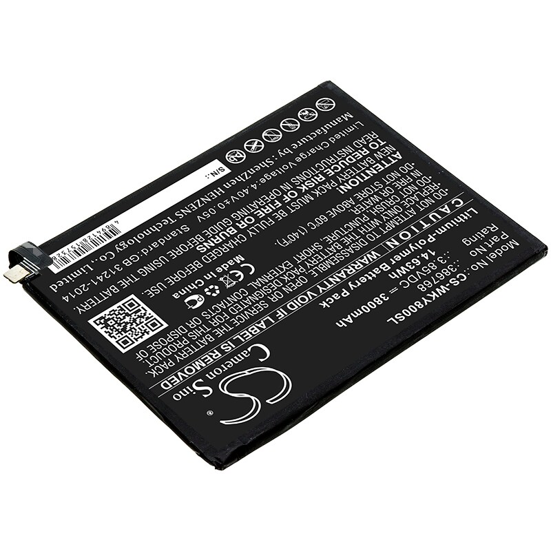 Batteri till SmartPhone, Mobil för Wiko Y80, W-V720