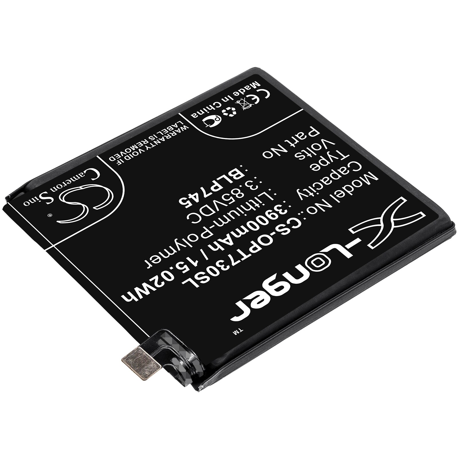 Batteri till SmartPhone, Mobil för Oneplus 7T Pro, 7T Pro 5G, HD1910 HD1911 HD1913 m.fl.