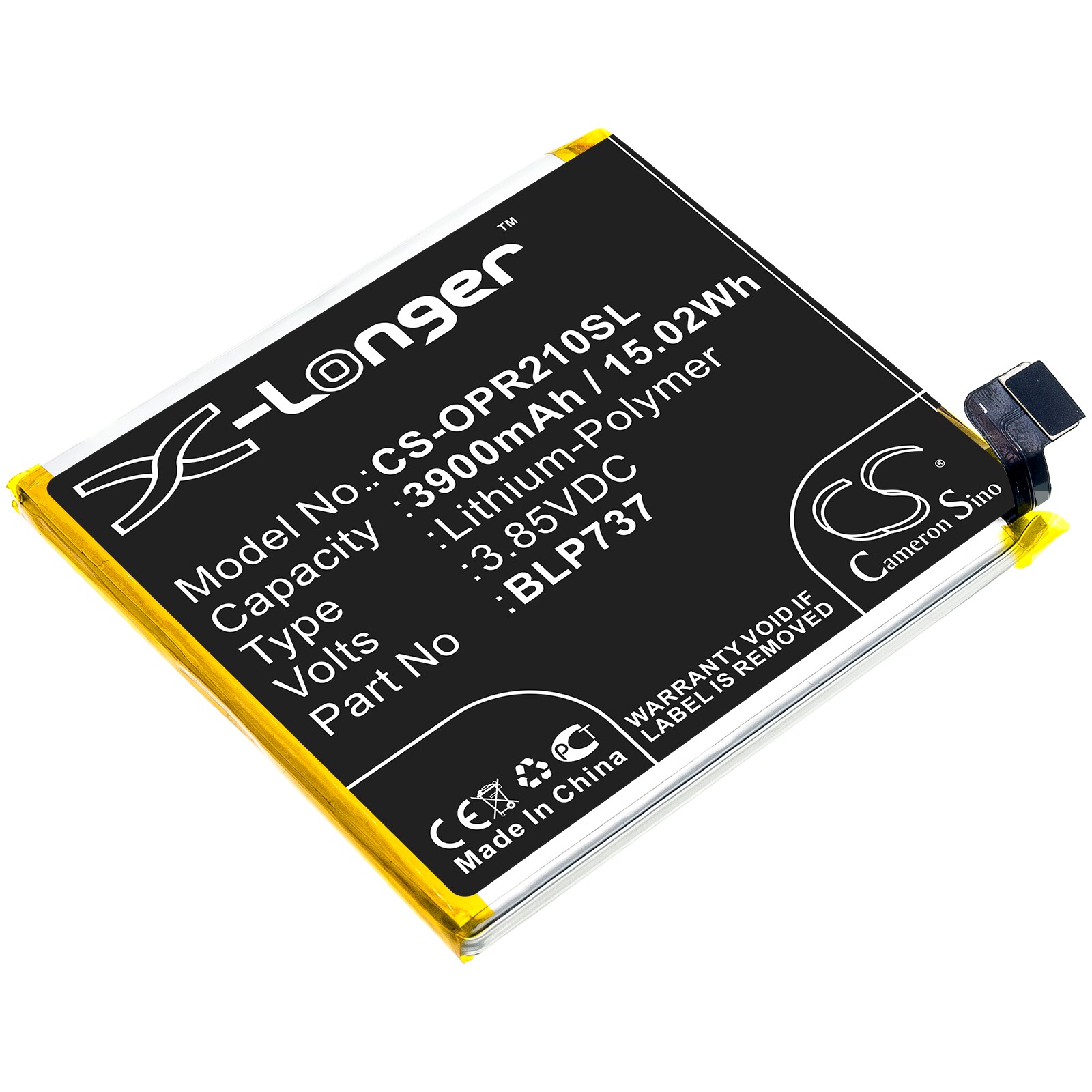 Batteri till SmartPhone, Mobil för OPPO Reno2 Z, PCKM80, CPH1945 m.fl.