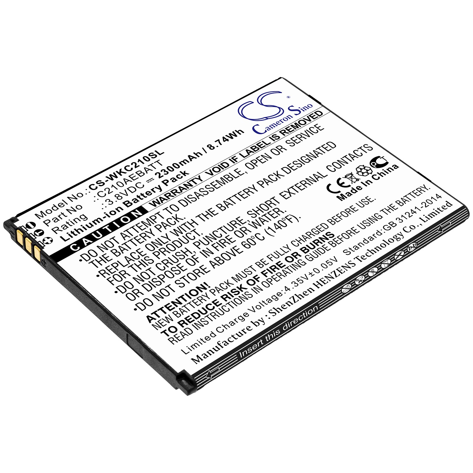 Batteri till SmartPhone, Mobil för Wiko C210, Life