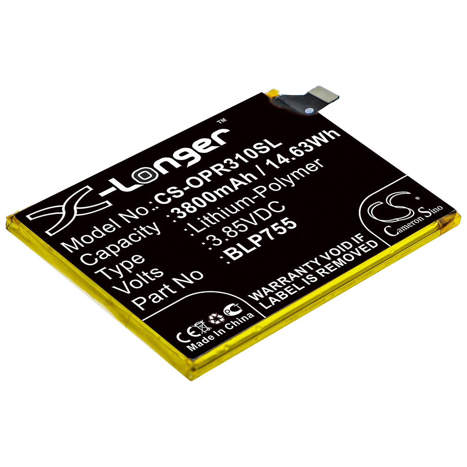 Batteri till SmartPhone, Mobil för OPPO Reno 3 5G, Reno 3 5G Aura, PCLM50 m.fl.