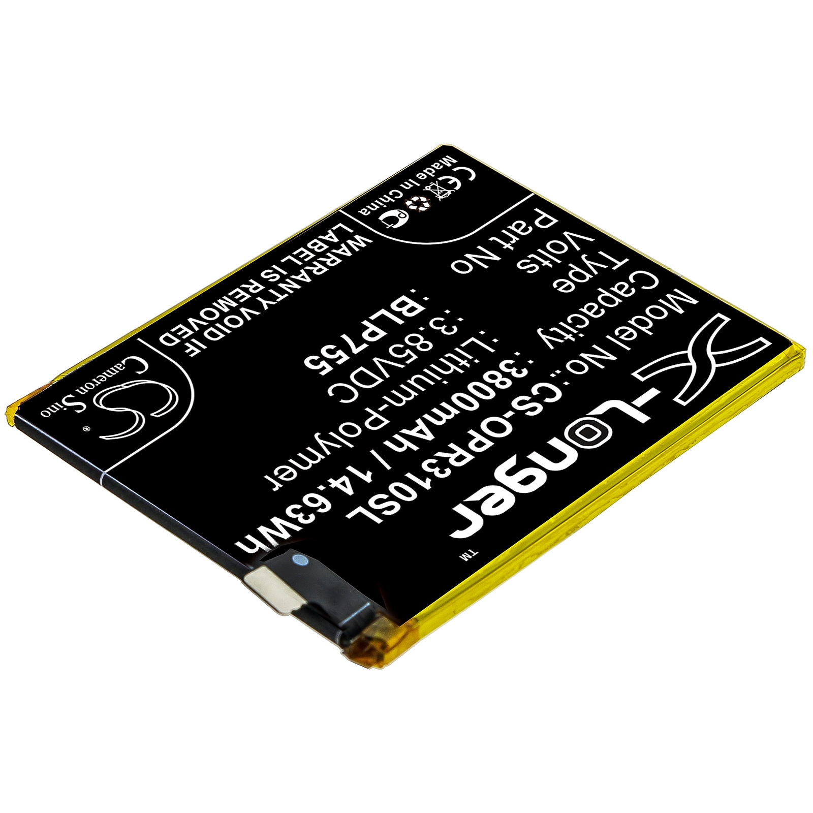 Batteri till SmartPhone, Mobil för OPPO Reno 3 5G, Reno 3 5G Aura, PCLM50 m.fl.