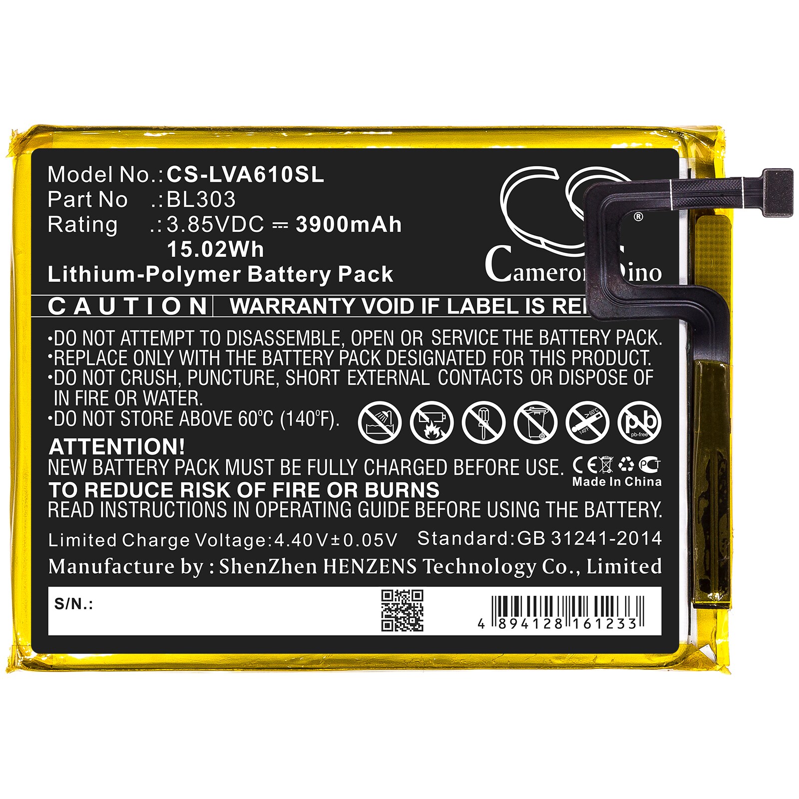 Batteri till SmartPhone, Mobil för Lenovo A6 Note, PAGK0027IN, PAGK0027 m.fl.