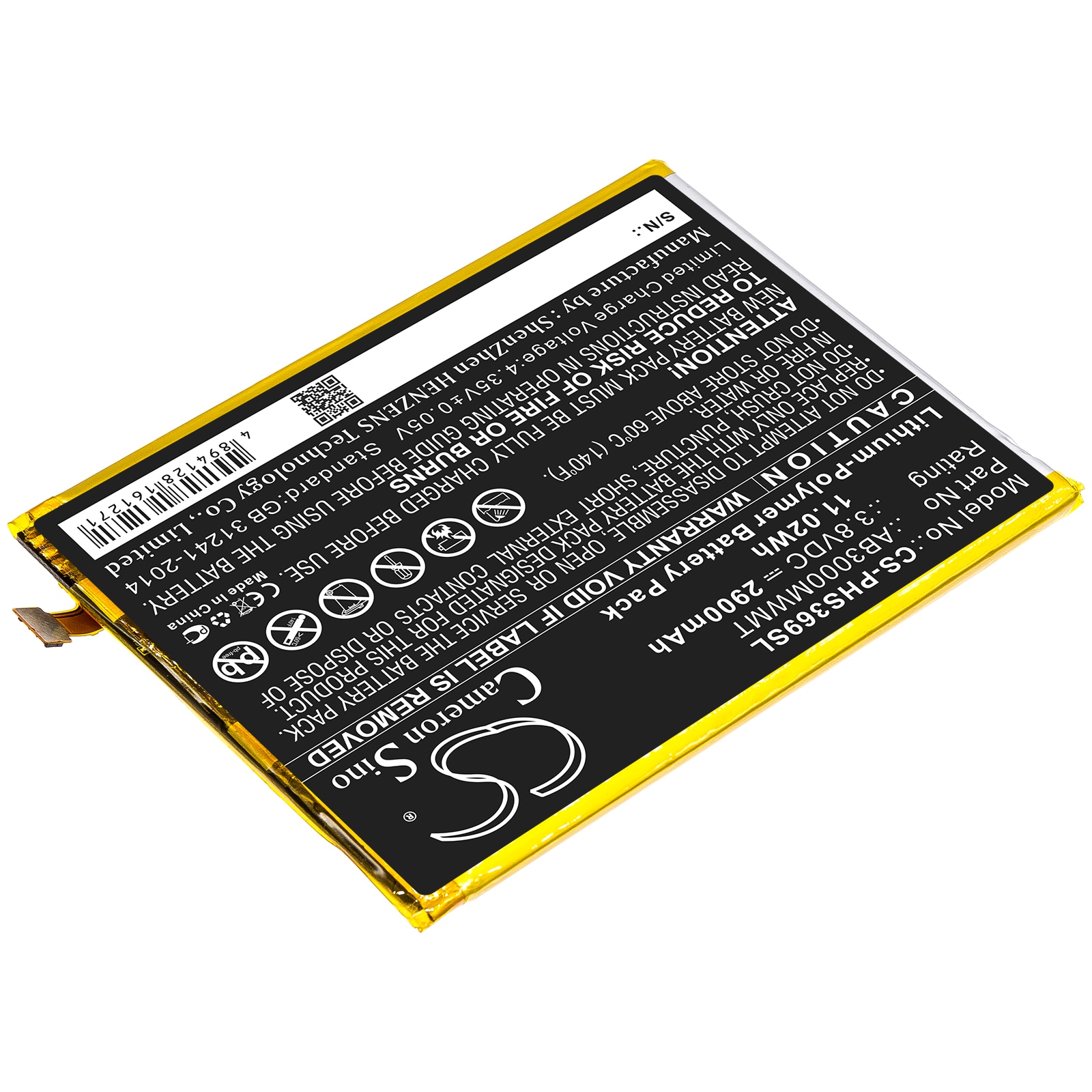 Batteri till SmartPhone, Mobil för Philips Xenium S369