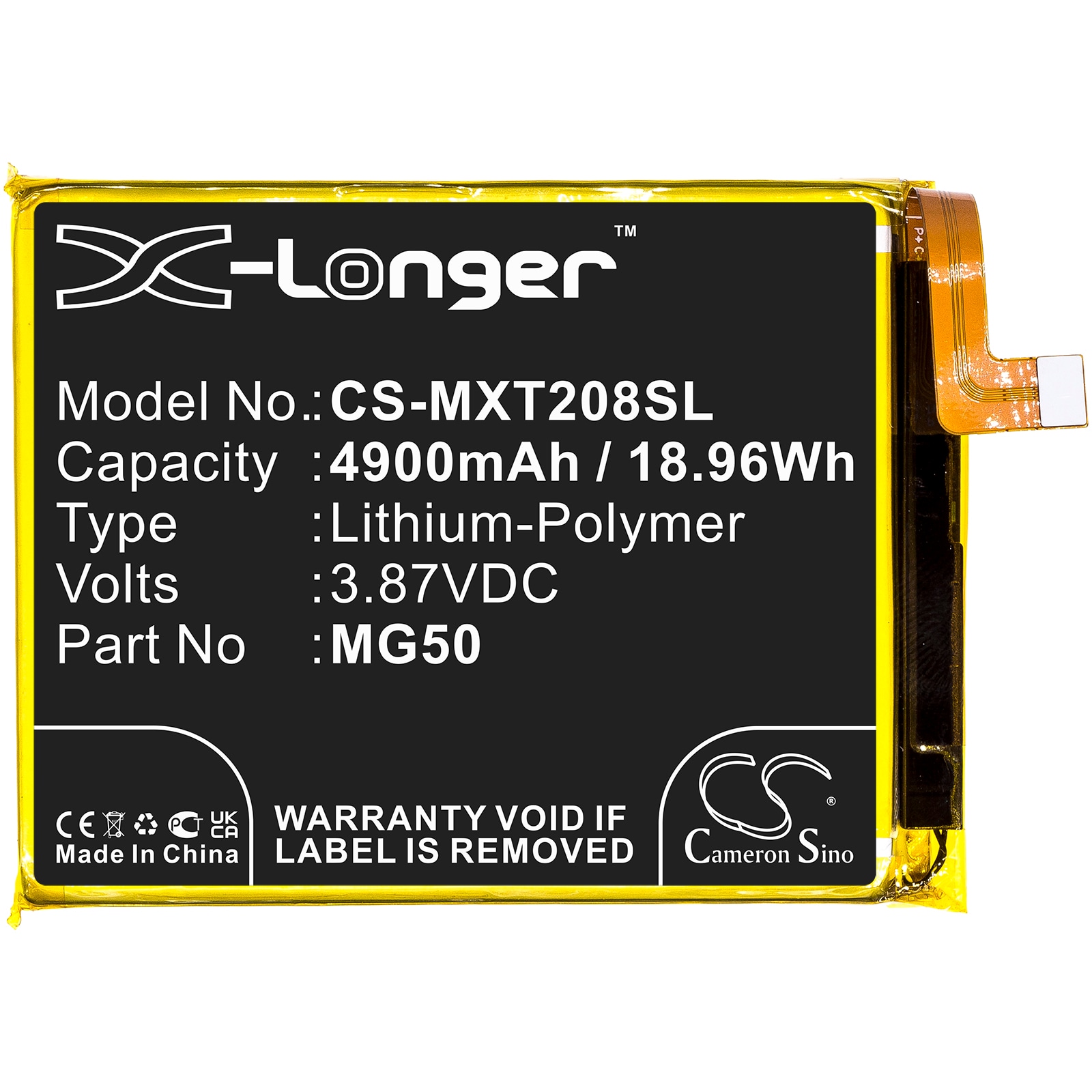 Batteri till SmartPhone, Mobil för Motorola Moto G9 Plus, Moto G9 Plus 2020, XT2087-1 m.fl.