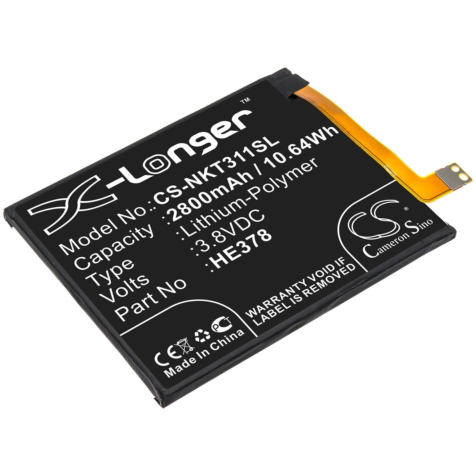 Batteri till SmartPhone, Mobil för Nokia 3.1A, TA1140, TA1141