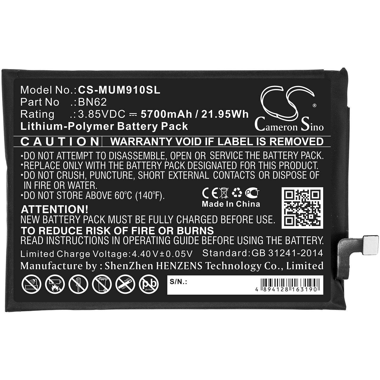 Batteri till SmartPhone, Mobil för Poco M3, M2010J19CI