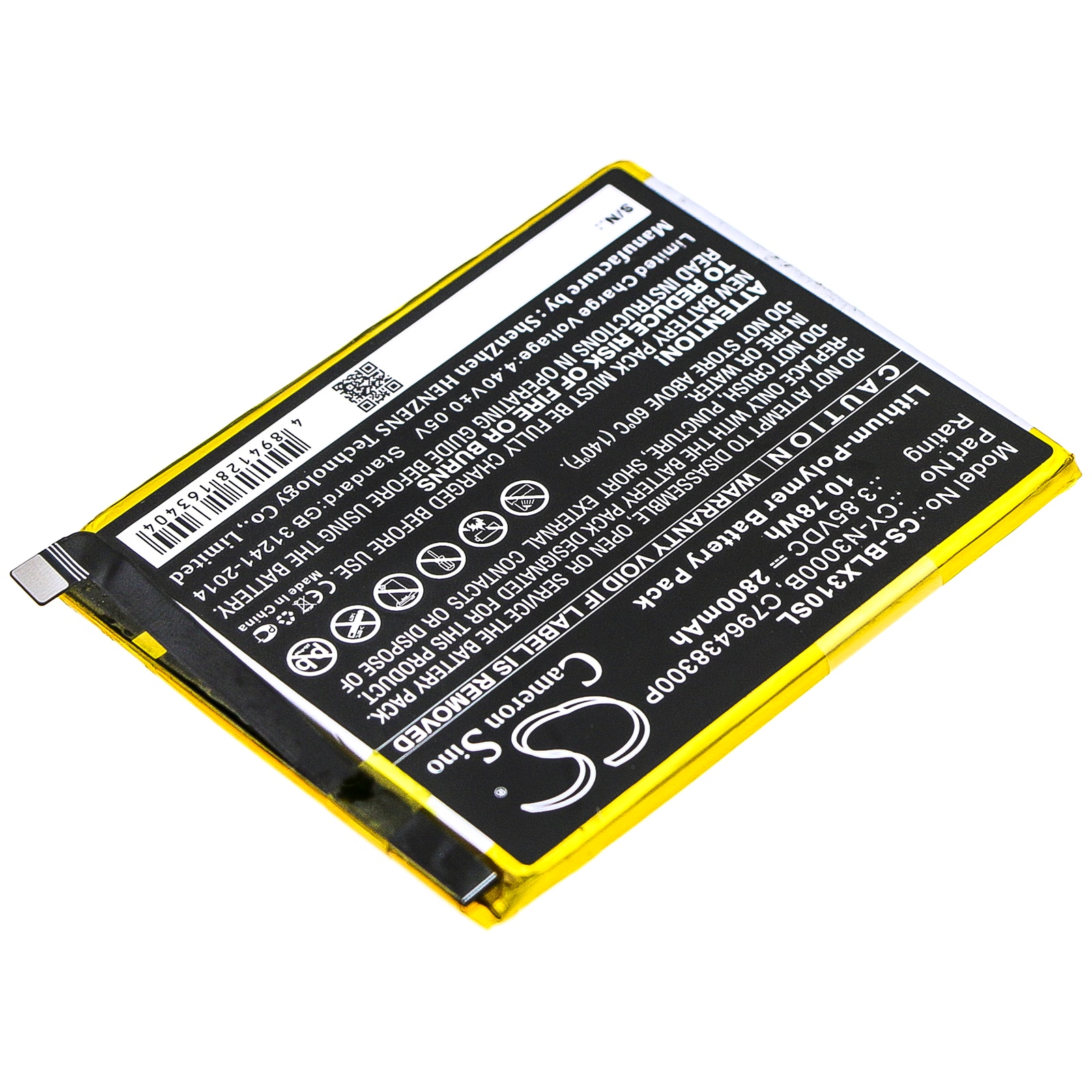 Batteri till SmartPhone, Mobil för BLU Vivo XI+, Vivo XI Plus, V0310WW