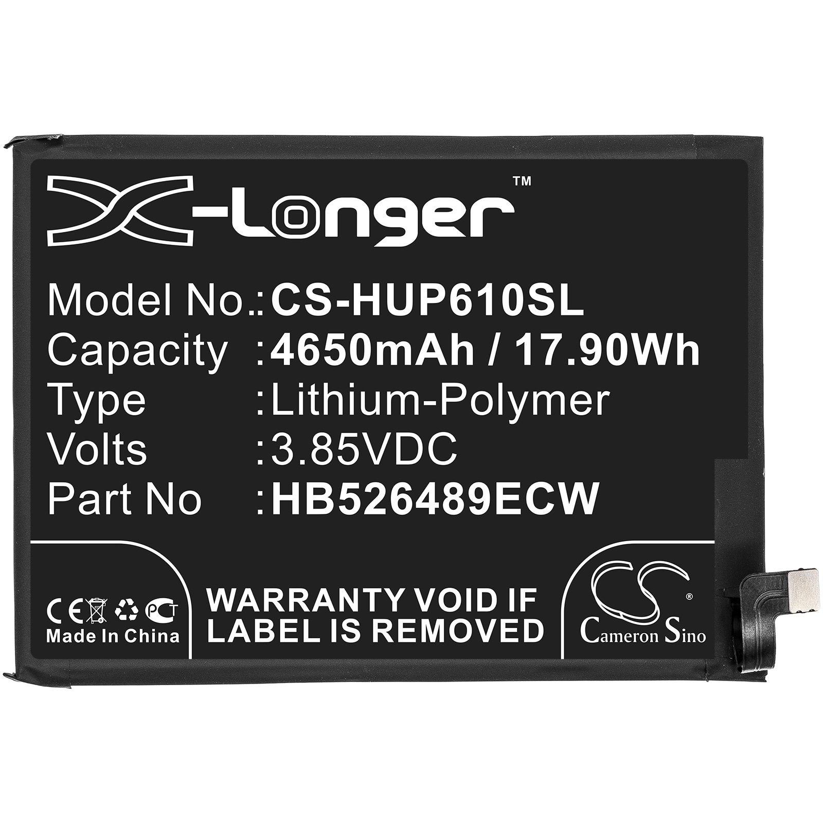 Batteri till SmartPhone, Mobil för Huawei Y6p, MED-LX9, MED-L29 m.fl.