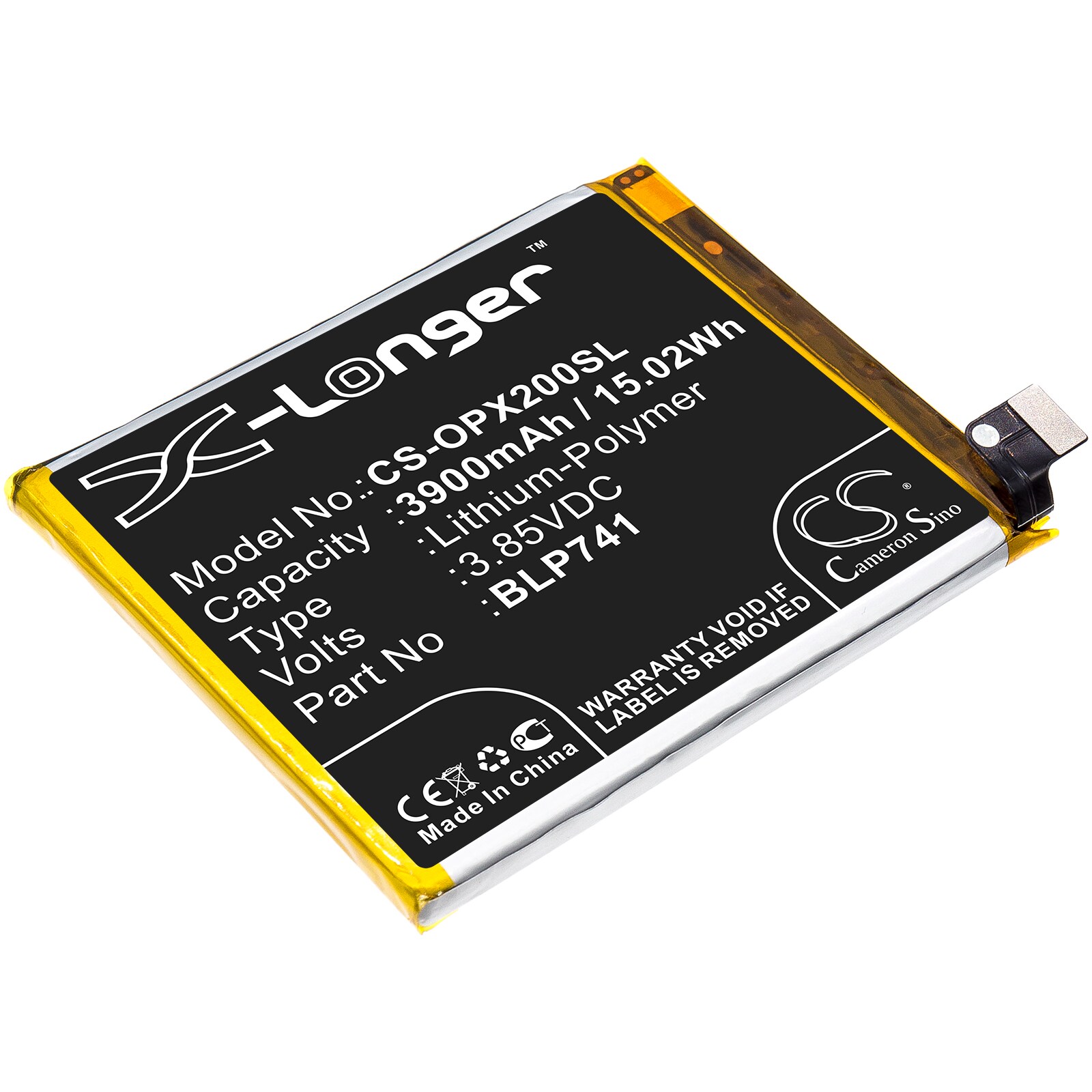 Batteri till SmartPhone, Mobil för OPPO Realme X2