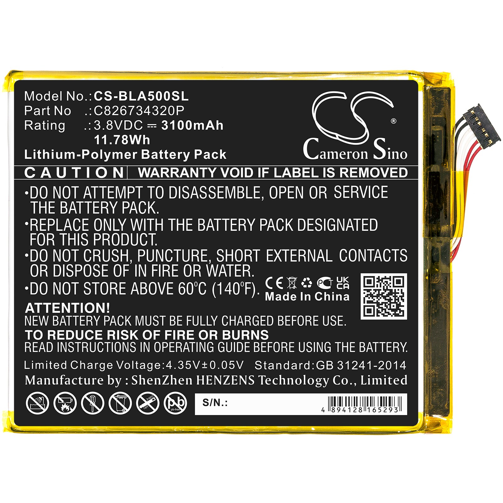 Batteri till SmartPhone, Mobil för BLU Advance A5 Plus LTE, A0031WW, Grand XL m.fl.