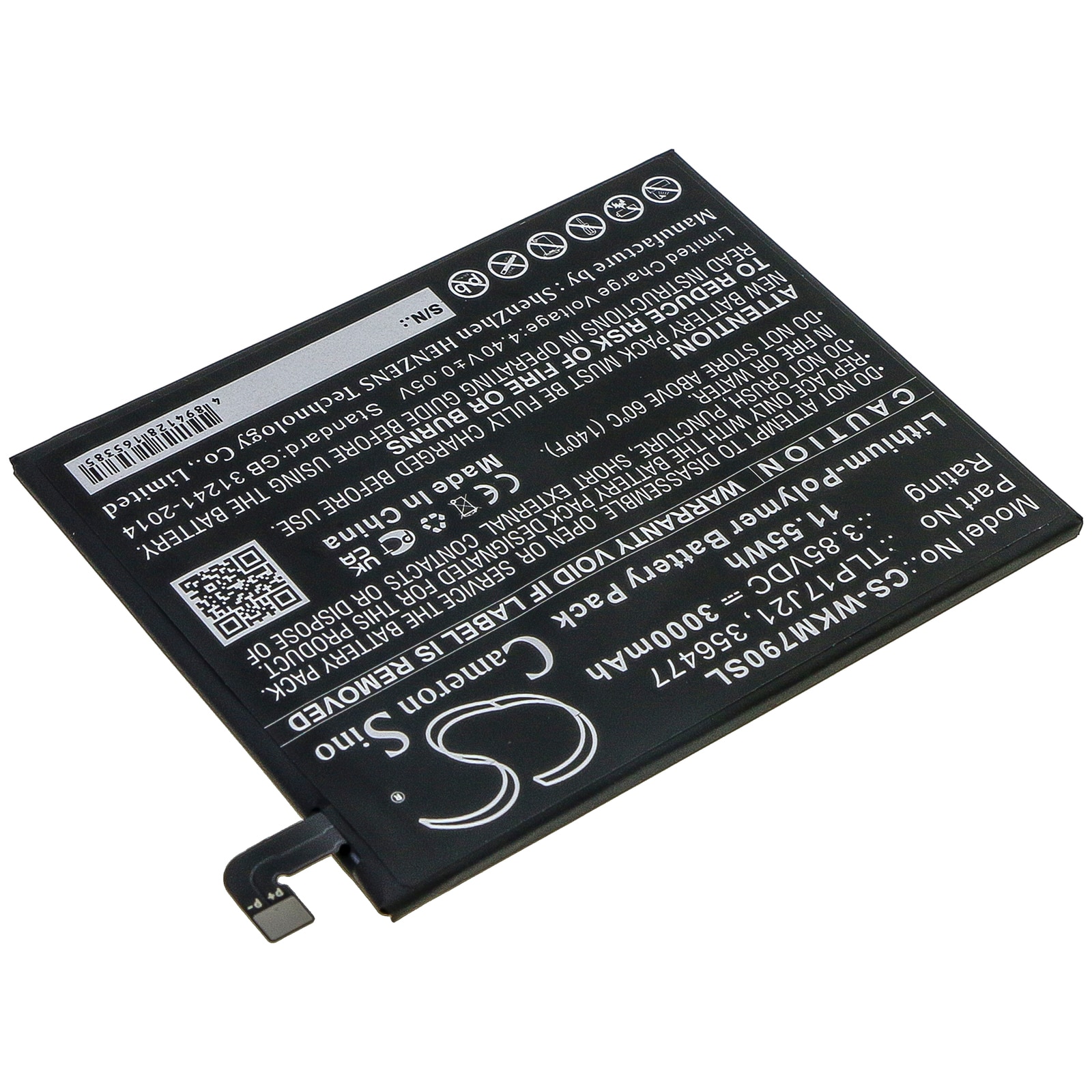 Batteri till SmartPhone, Mobil för Wiko View XL, M1790