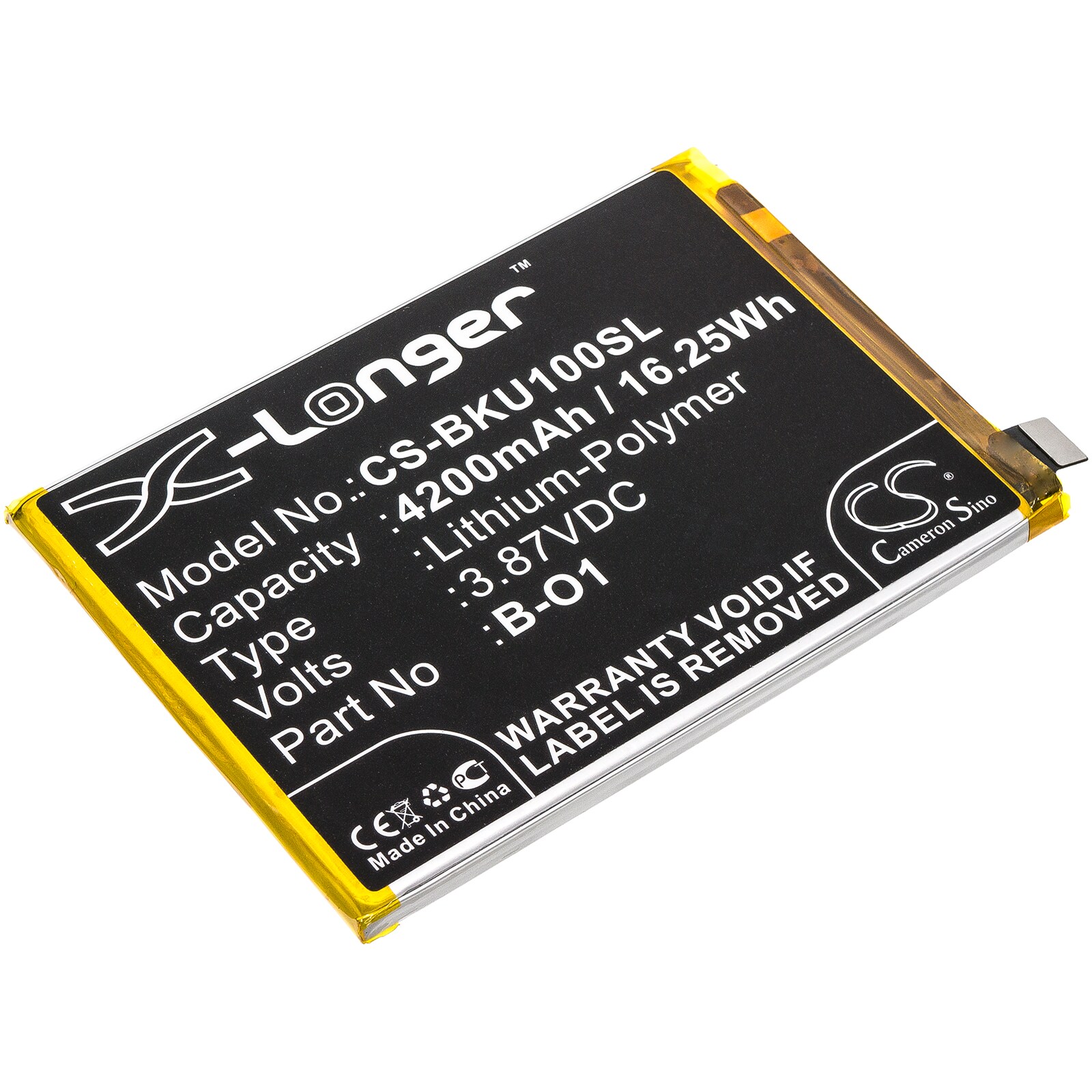 Batteri till SmartPhone, Mobil för VIVO iQOO U1, V2023A, V2023