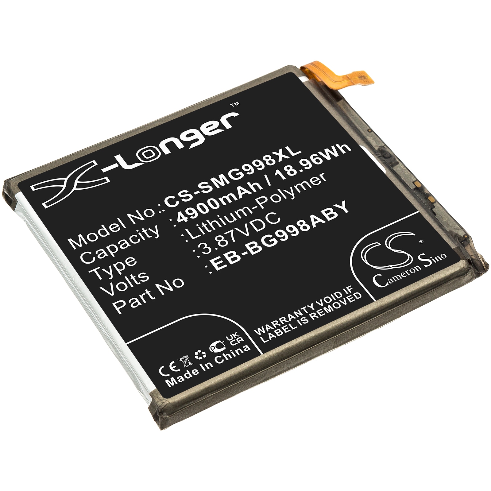 Batteri till SmartPhone, Mobil för Samsung Galaxy S21 Ultra, Galaxy S21 Ultra 5G m.fl.