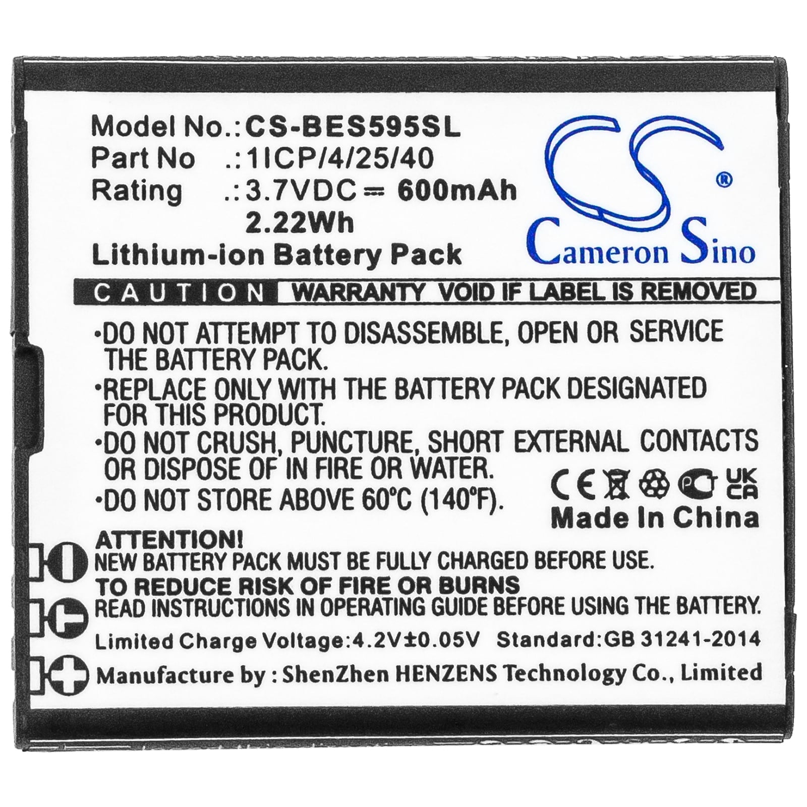 Batteri till SmartPhone, Mobil för Bea-fon SL495, SL595, SL595 Plus m.fl.