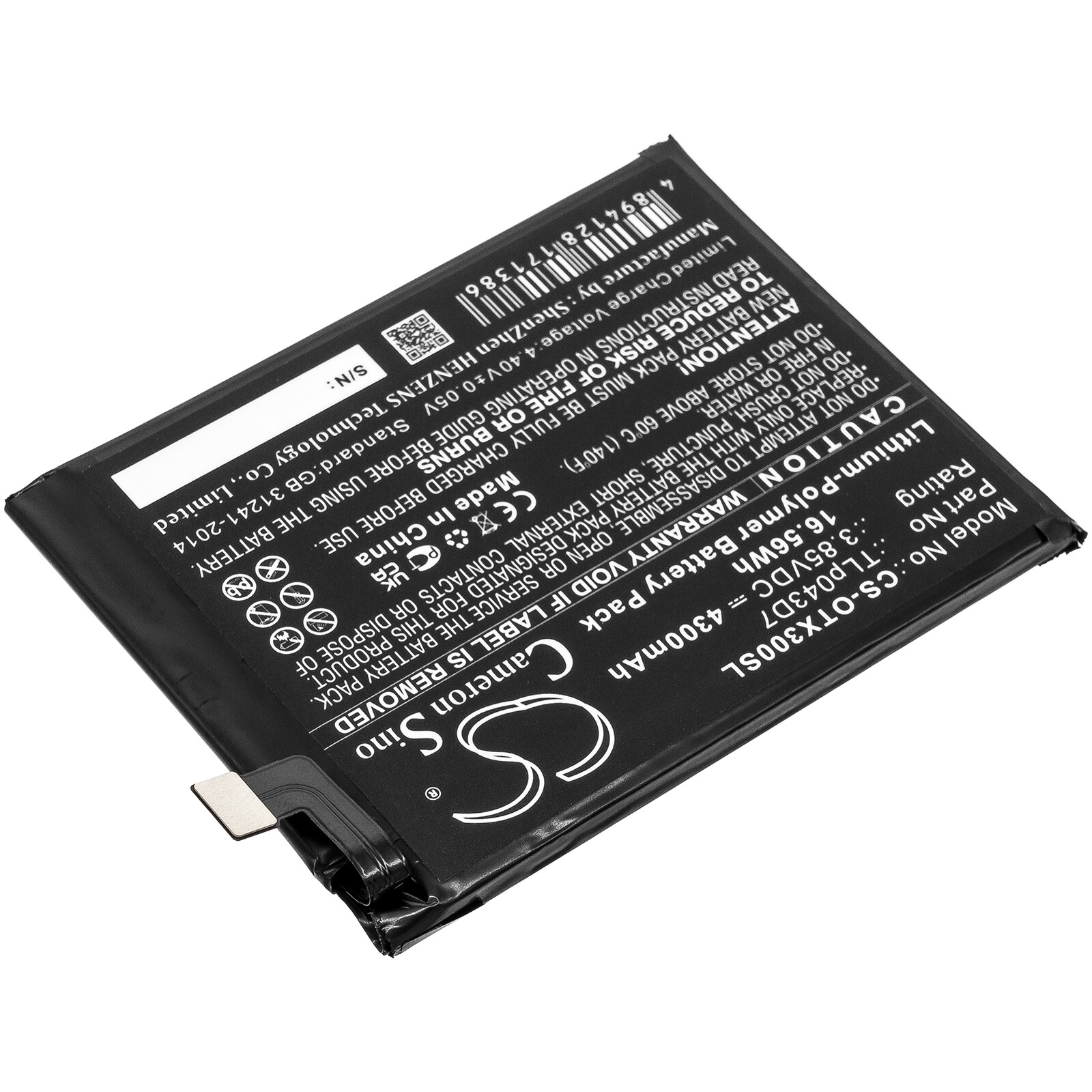 Batteri till SmartPhone, Mobil för Alcatel 3X, 5X, OT-5061A m.fl.