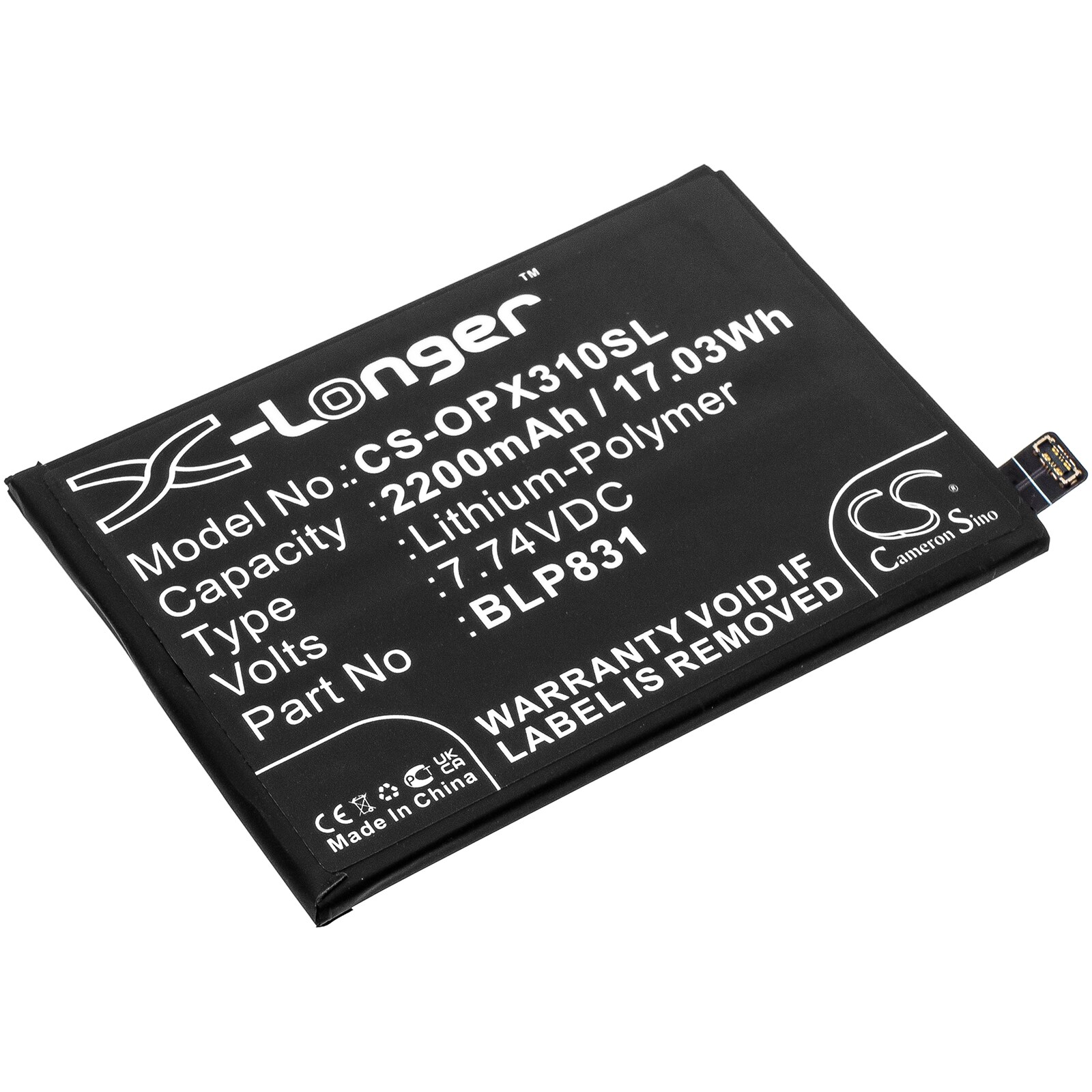 Batteri till SmartPhone, Mobil för OPPO Find X3 Pro, PEEM00, CPH2173 m.fl.