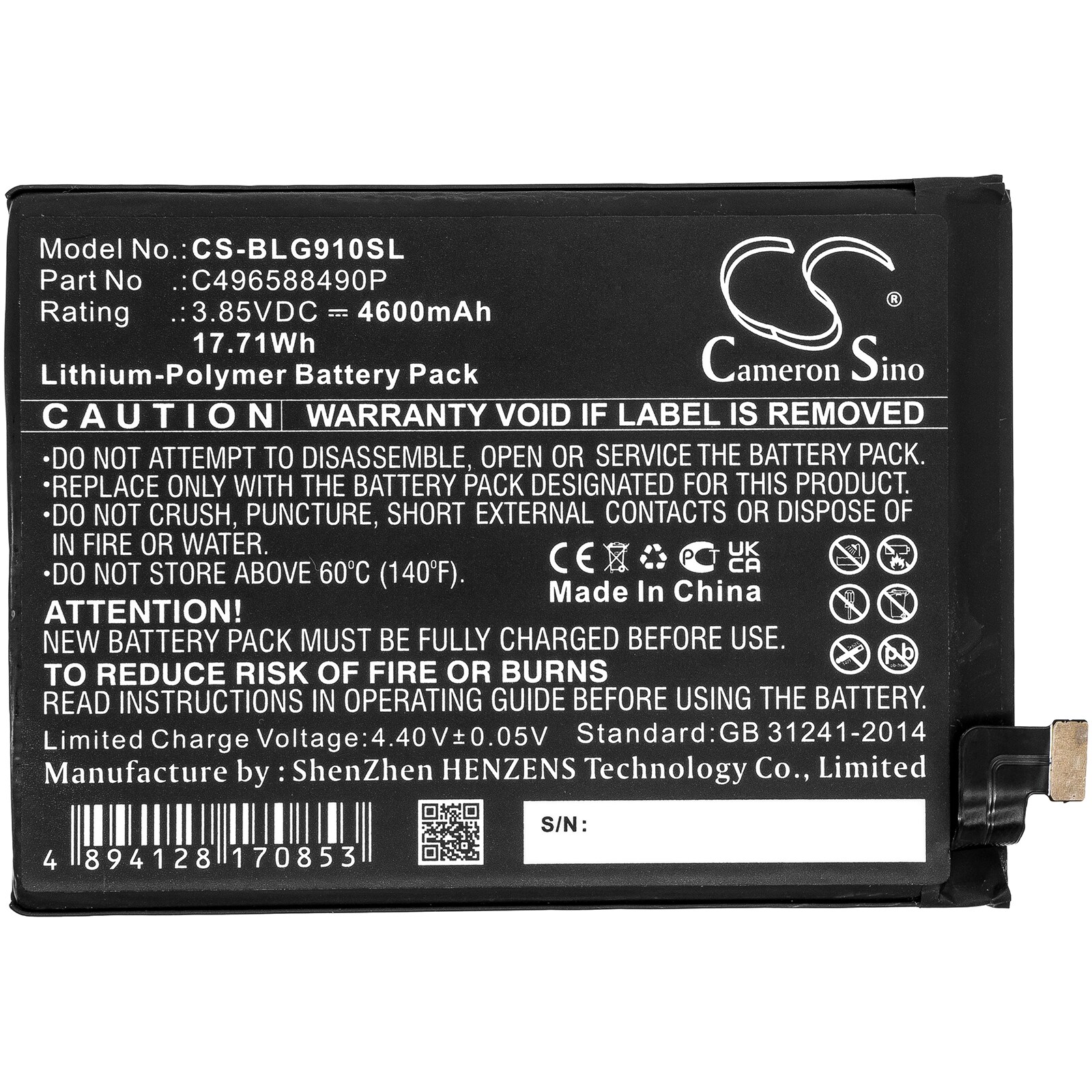 Batteri till SmartPhone, Mobil för BLU G91 Pro, G0530WW