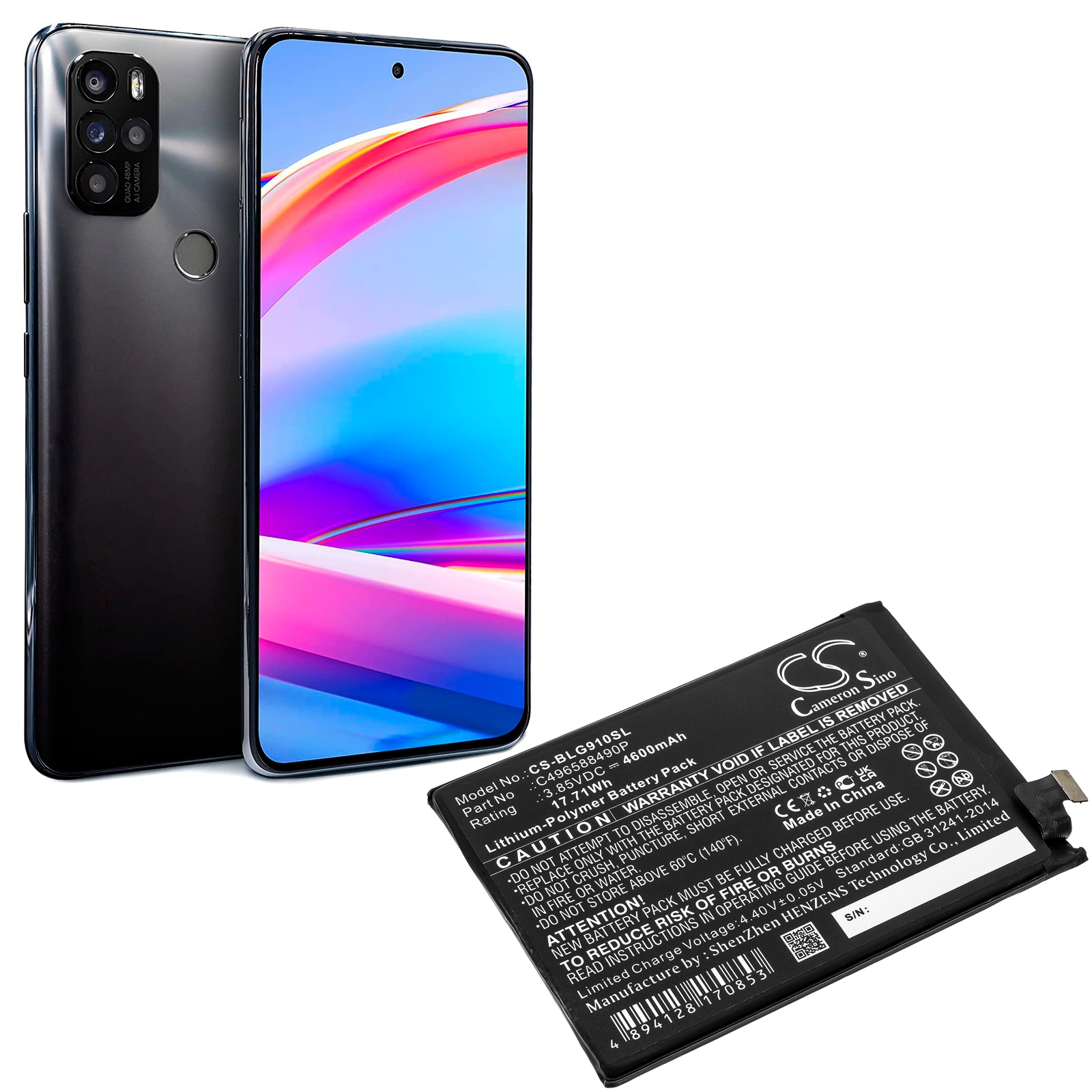 Batteri till SmartPhone, Mobil för BLU G91 Pro, G0530WW
