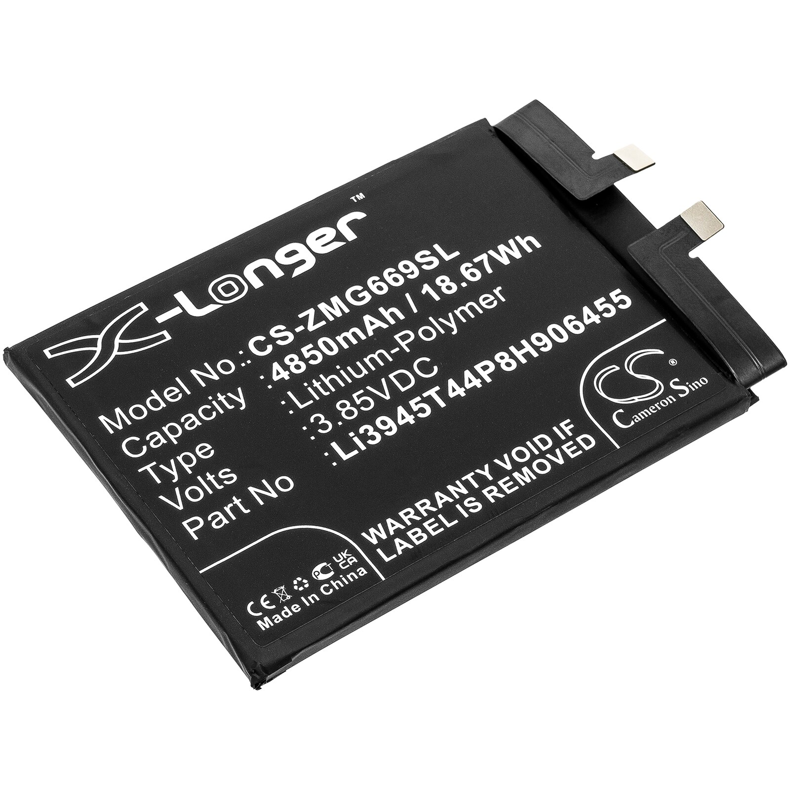 Batteri till SmartPhone, Mobil för ZTE Nubia Red Magic 6, NX669J