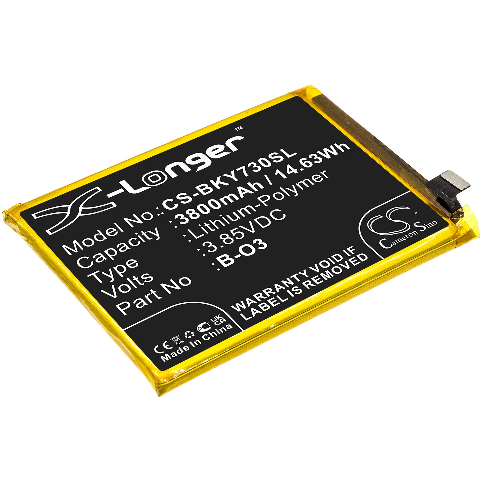 Batteri till SmartPhone, Mobil för VIVO Y73s 5G 2020, V2031A, S7e m.fl.