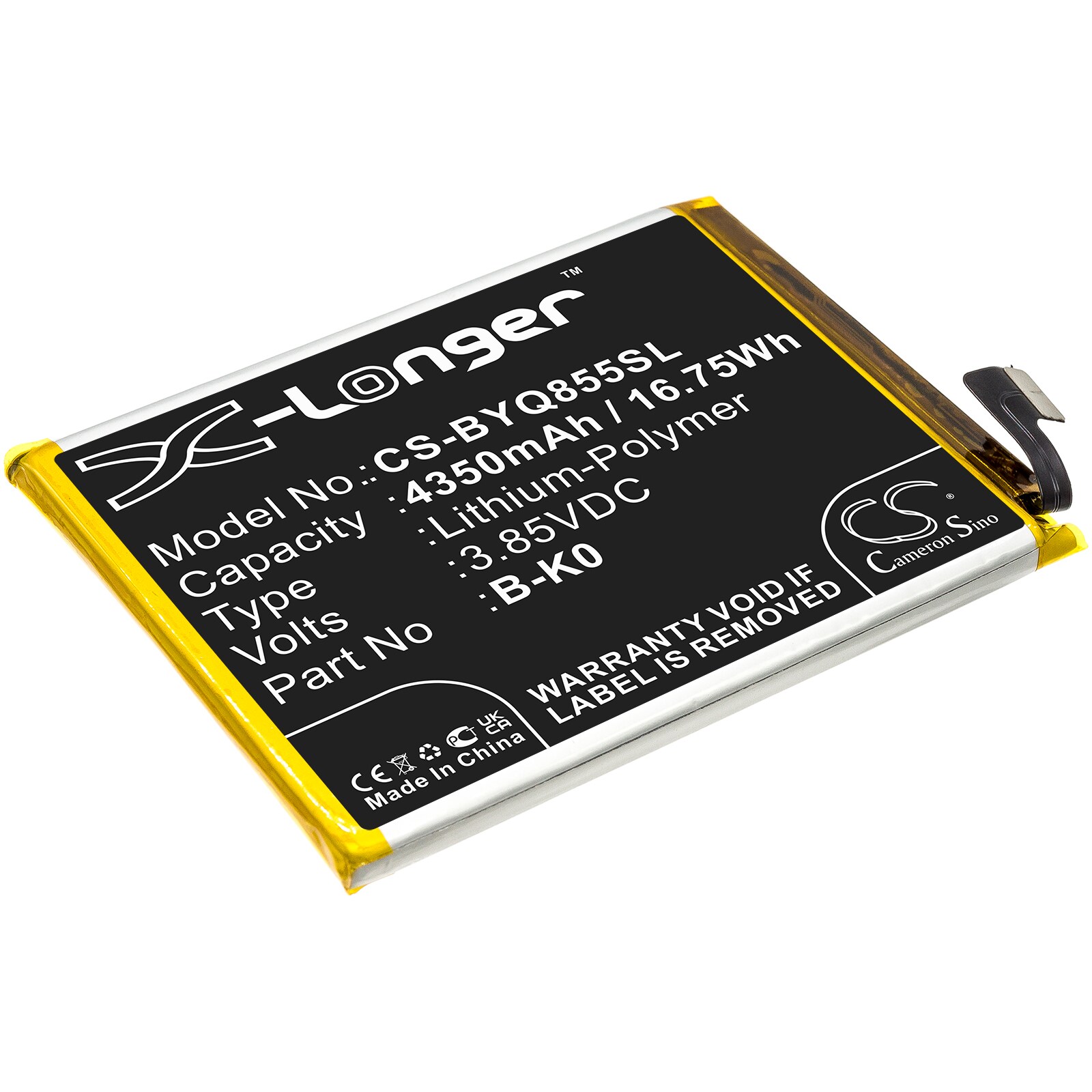 Batteri till SmartPhone, Mobil för VIVO iQOO Neo 855, V1936, V1936A