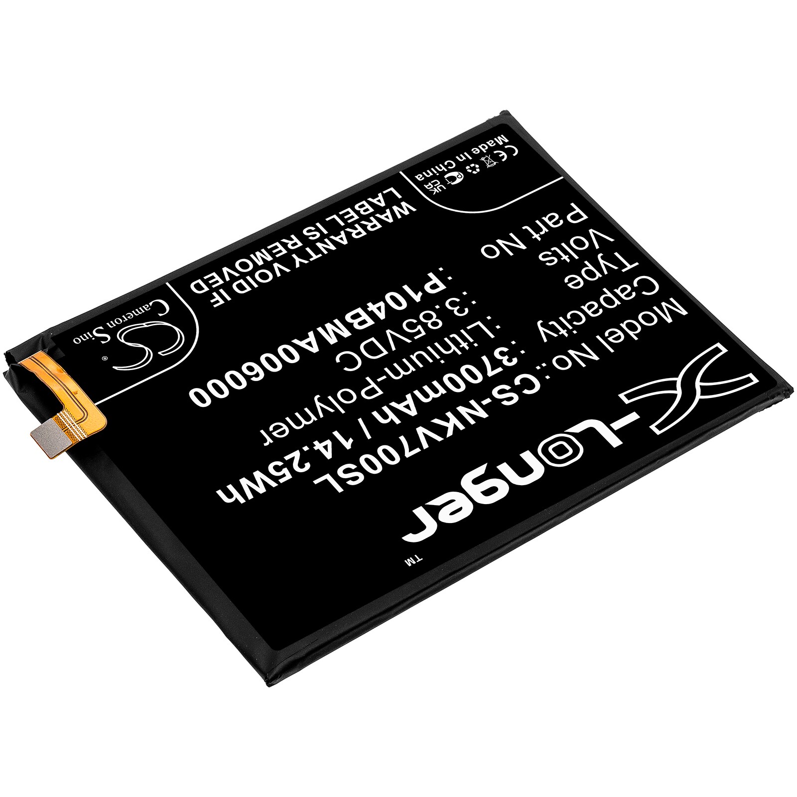 Batteri till SmartPhone, Mobil för Nokia TA-1322, TA-1323, TA-1329 m.fl.