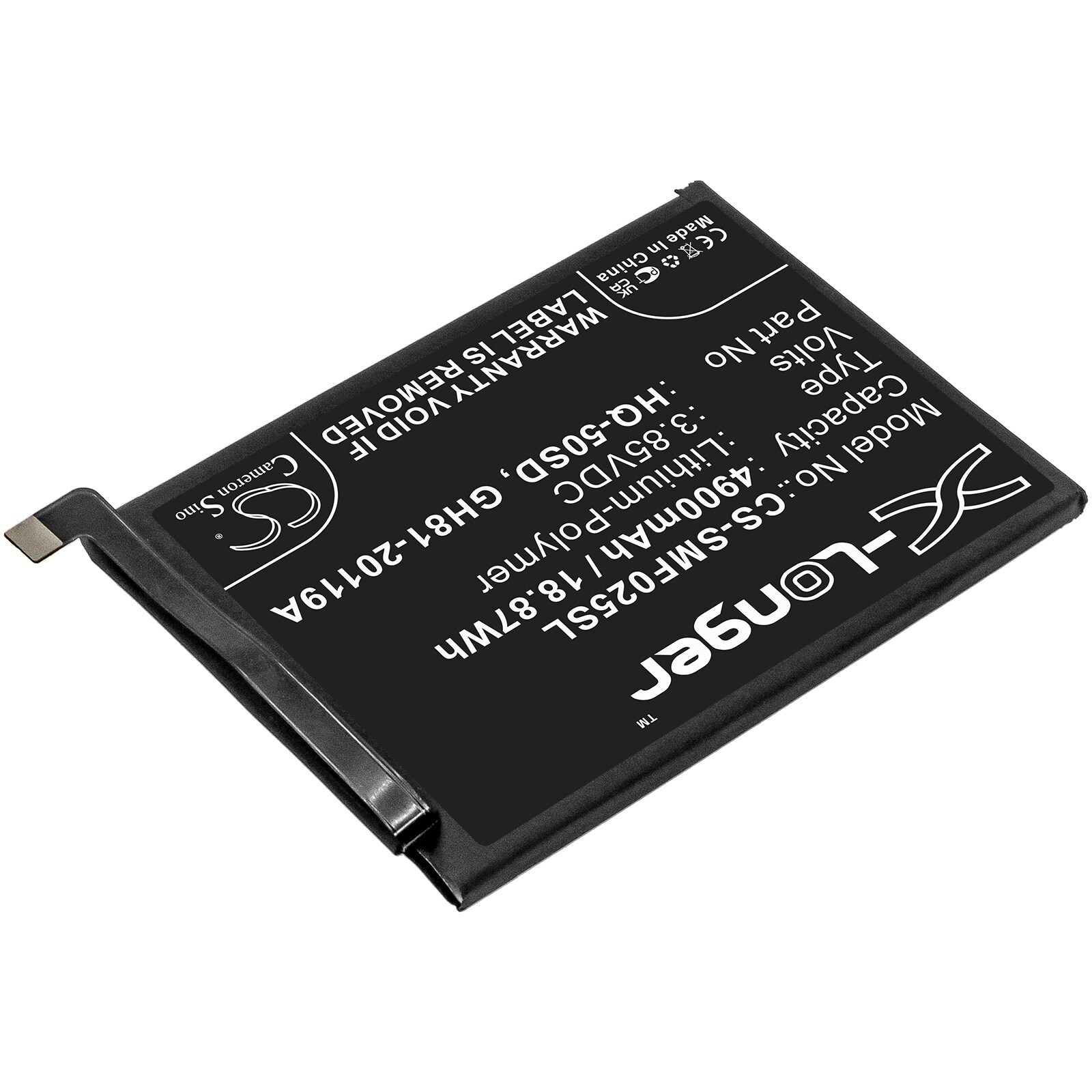 Batteri till SmartPhone, Mobil för Samsung Galaxy A02s, SM-A025F, M-A025U m.fl.