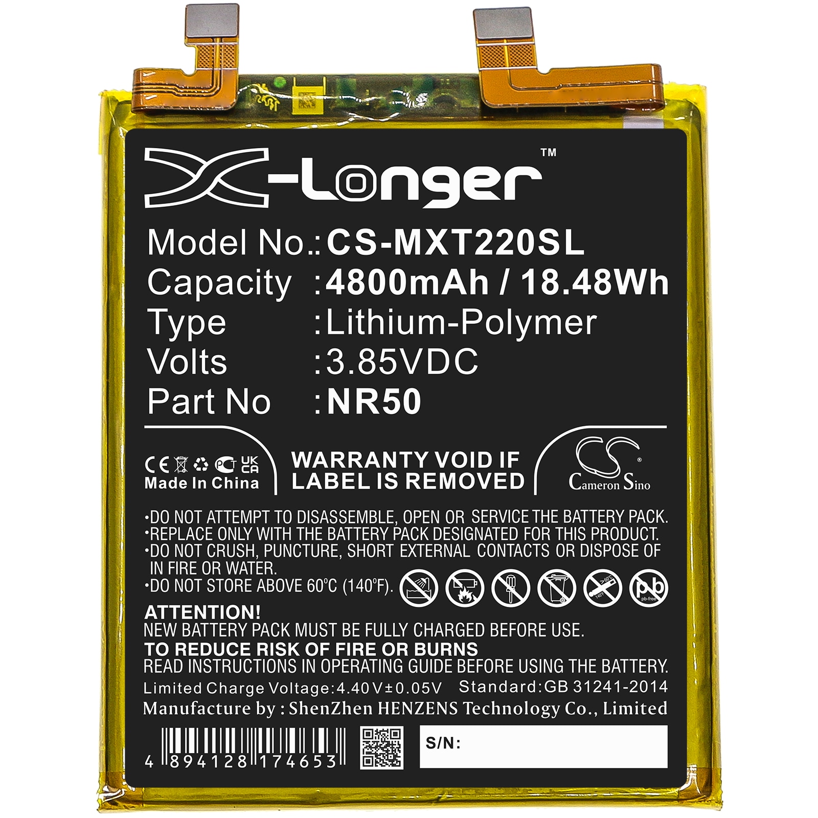 Batteri till SmartPhone, Mobil för Motorola Moto Edge X30, Moto Edge X30 5G 2021 m.fl.