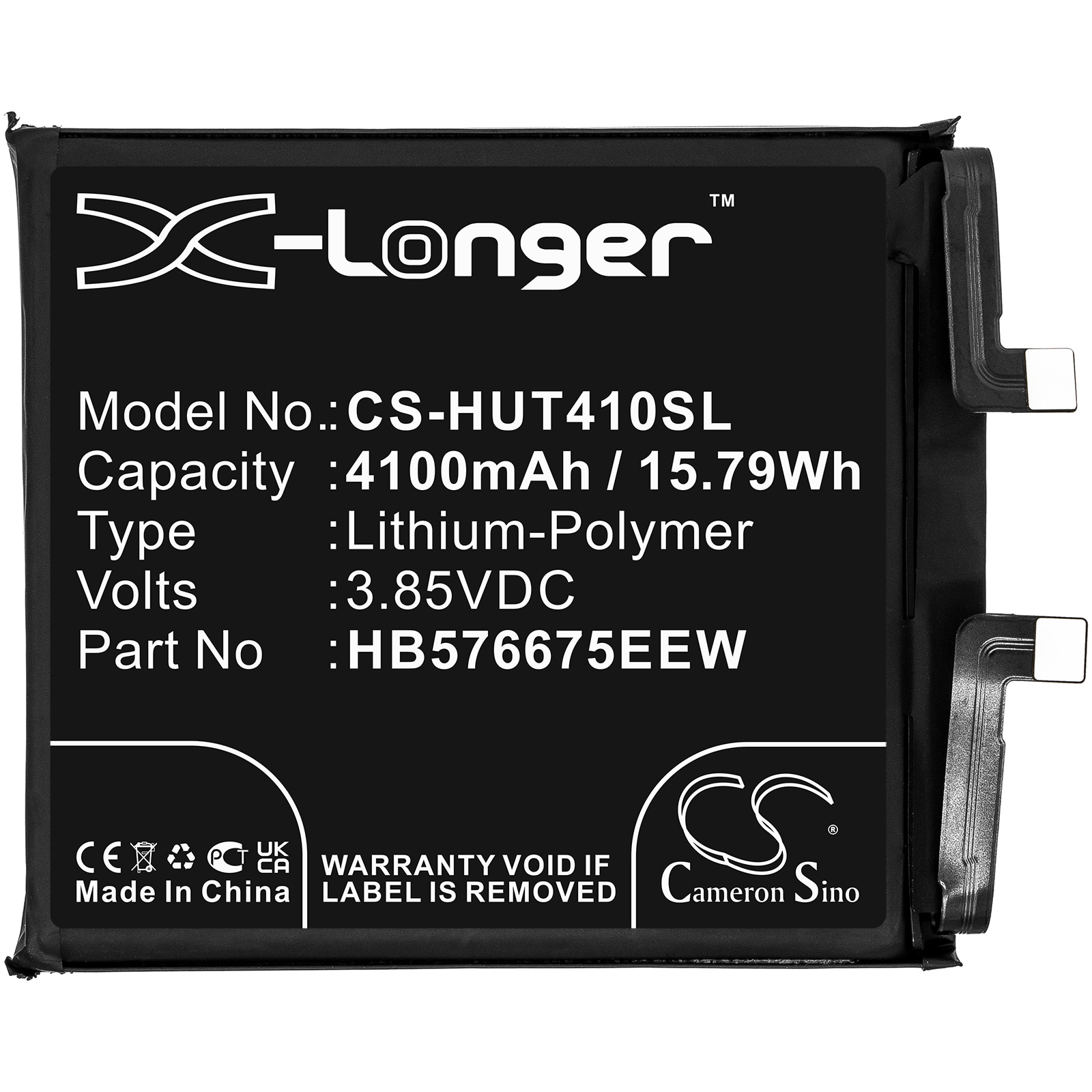 Batteri till SmartPhone, Mobil för Huawei Mate 40 Pro, NOH-AN00, NOH-TN00 m.fl.