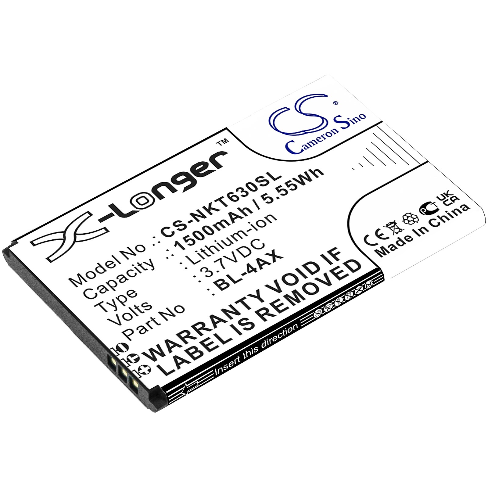 Batteri till SmartPhone, Mobil för Nokia 6300 4G, 8000 4G, TA-1286 m.fl.