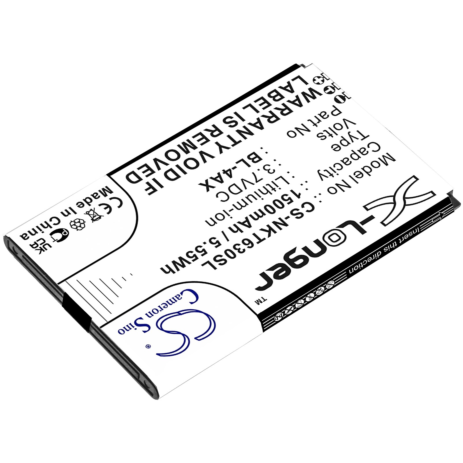 Batteri till SmartPhone, Mobil för Nokia 6300 4G, 8000 4G, TA-1286 m.fl.