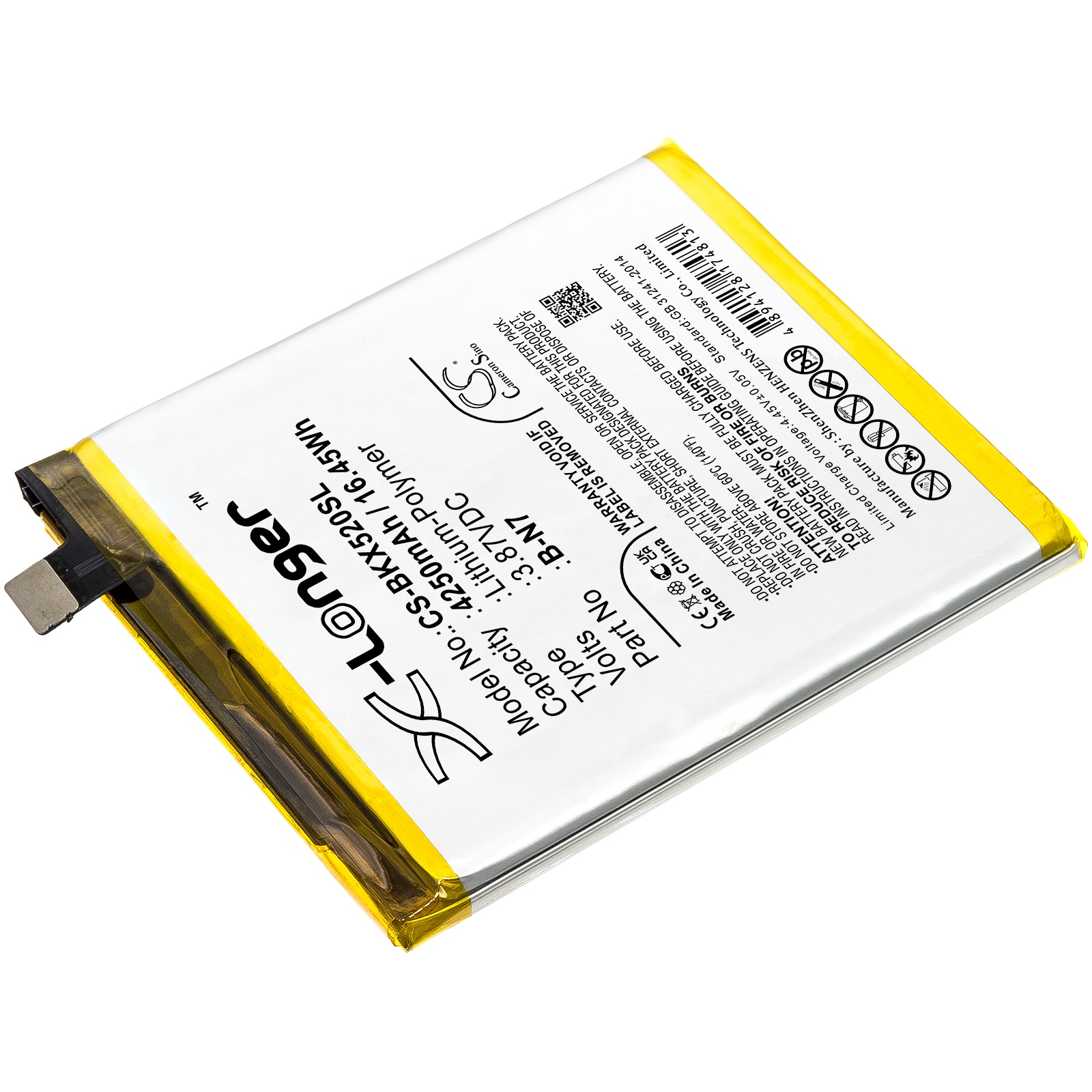 Batteri till SmartPhone, Mobil för VIVO X50 Pro+, X50 Pro Plus, V2011A