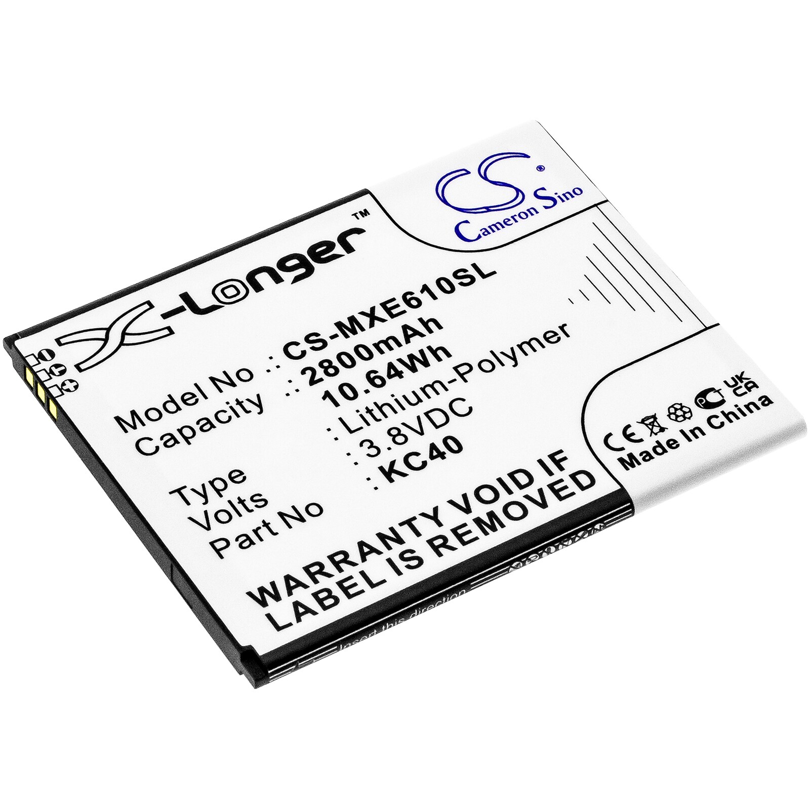 Batteri till SmartPhone, Mobil för Lenovo K10 2019, K10 2019 Global, XT2025-3