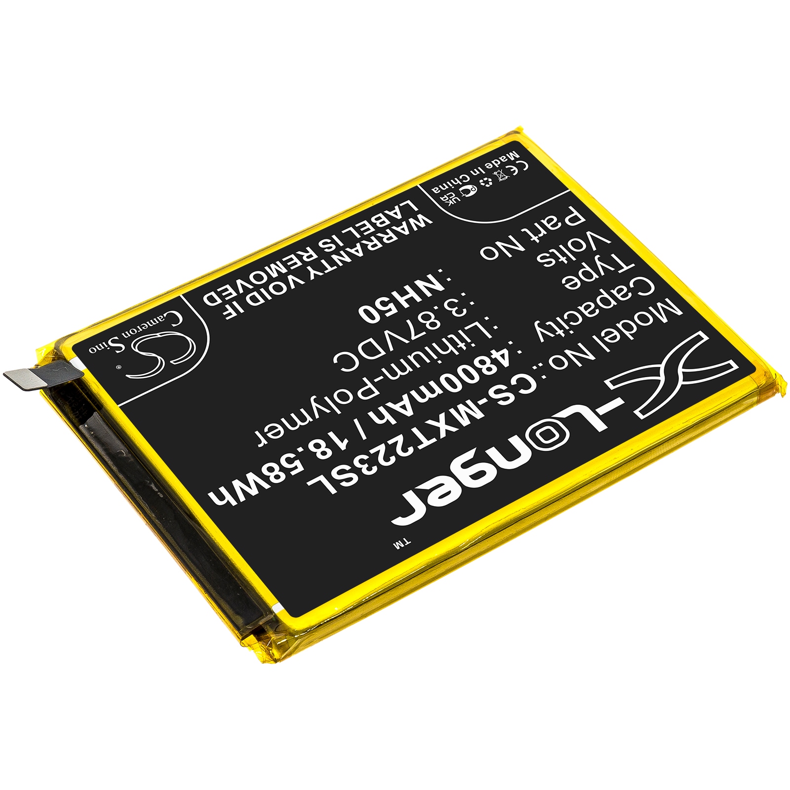 Batteri till SmartPhone, Mobil för Motorola Moto G22, XT2231-1, XT2231-2