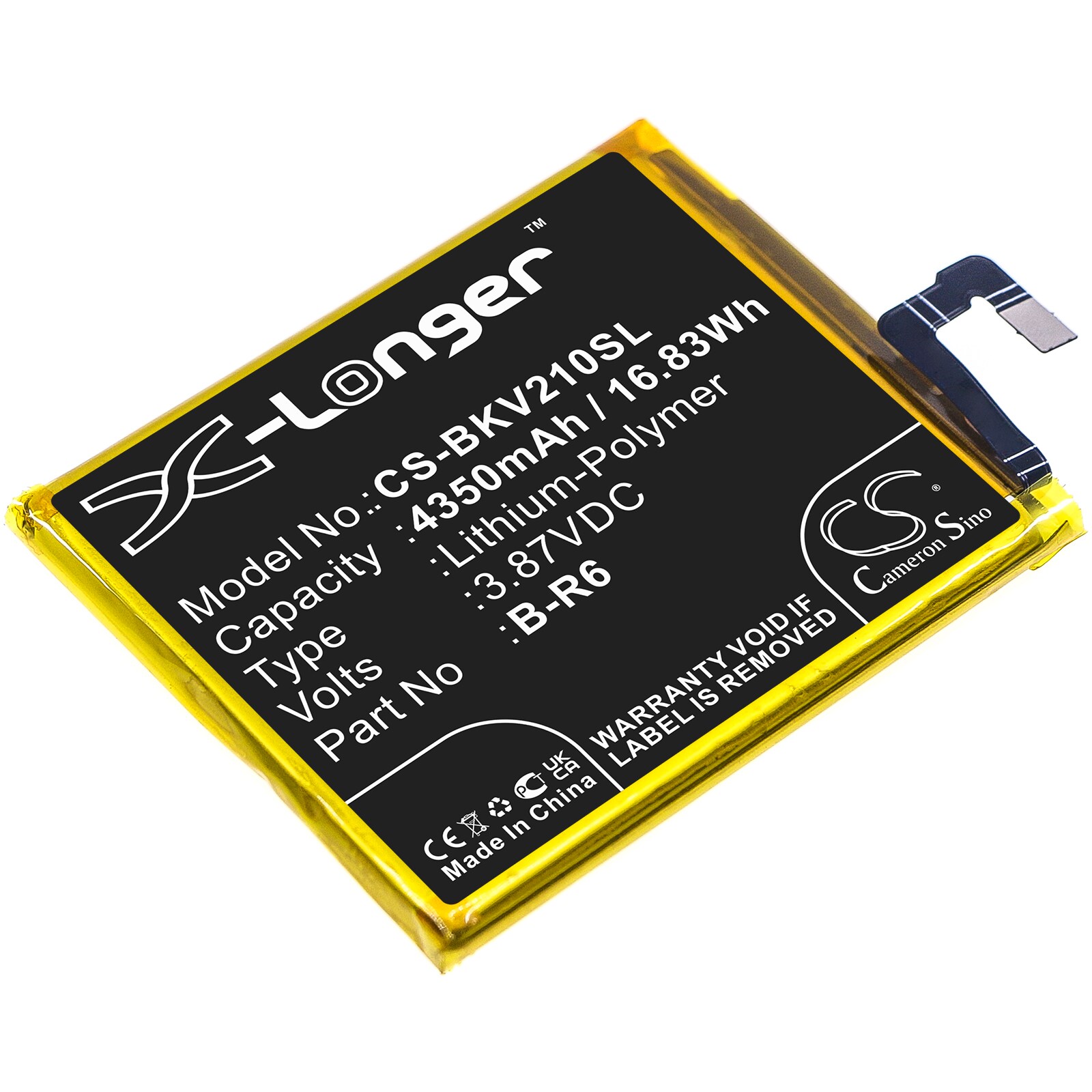 Batteri till SmartPhone, Mobil för VIVO X70 Pro, X70 Pro 5G, V2105