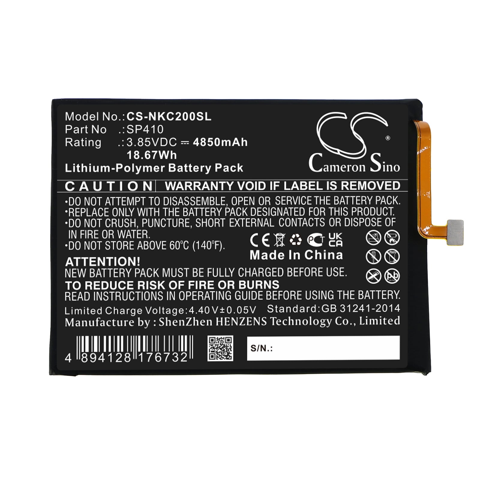 Batteri till SmartPhone, Mobil för Nokia C20 Plus, TA-1388, TA-1380