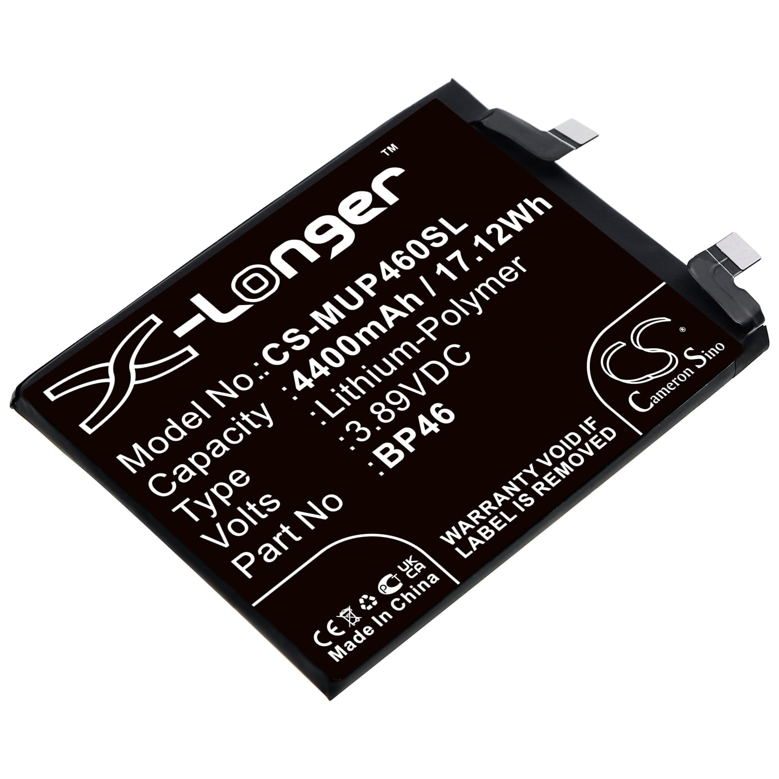 Batteri till SmartPhone, Mobil för Xiaomi Xiaomi 12, 2201123G, 2201123C m.fl.