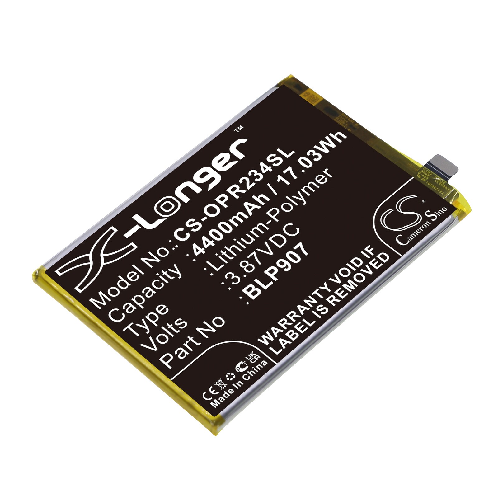 Batteri till SmartPhone, Mobil för OPPO Reno7 Z 5G, CPH2343