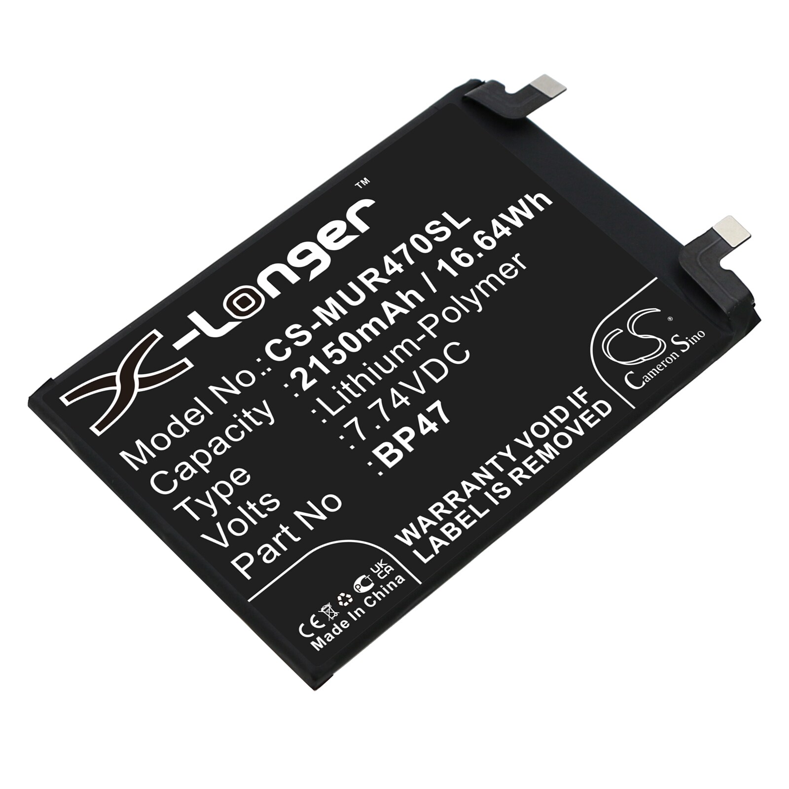 Batteri till SmartPhone, Mobil för Xiaomi Redmi Note 11 Pro+, 21091116UC, 21091116UG m.fl.