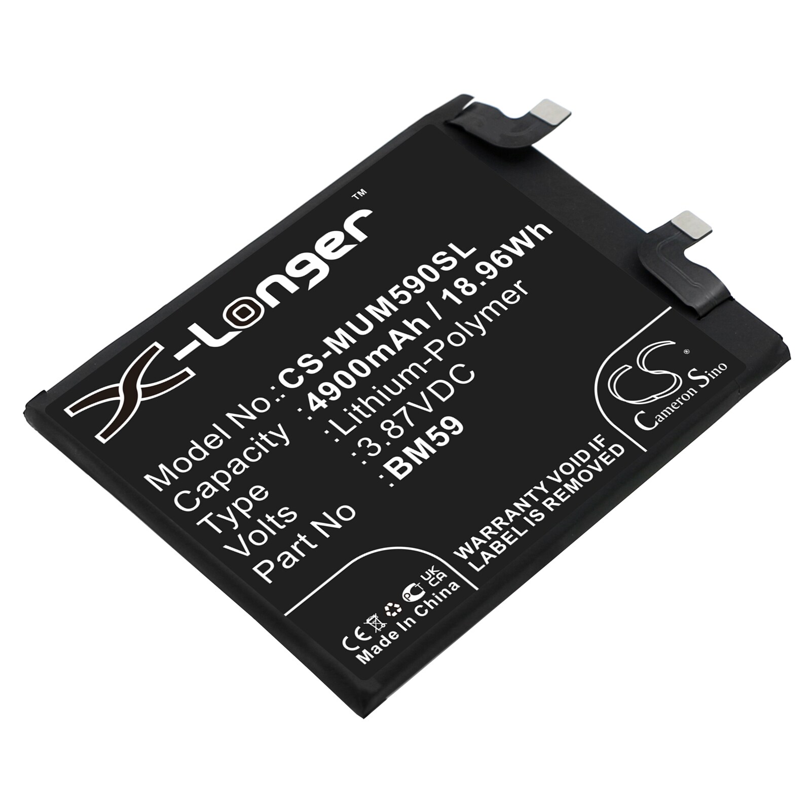 Batteri till SmartPhone, Mobil för Xiaomi 11T, Mi 11T 5G, Mi 11T 5G Global Dual SIM m.fl.