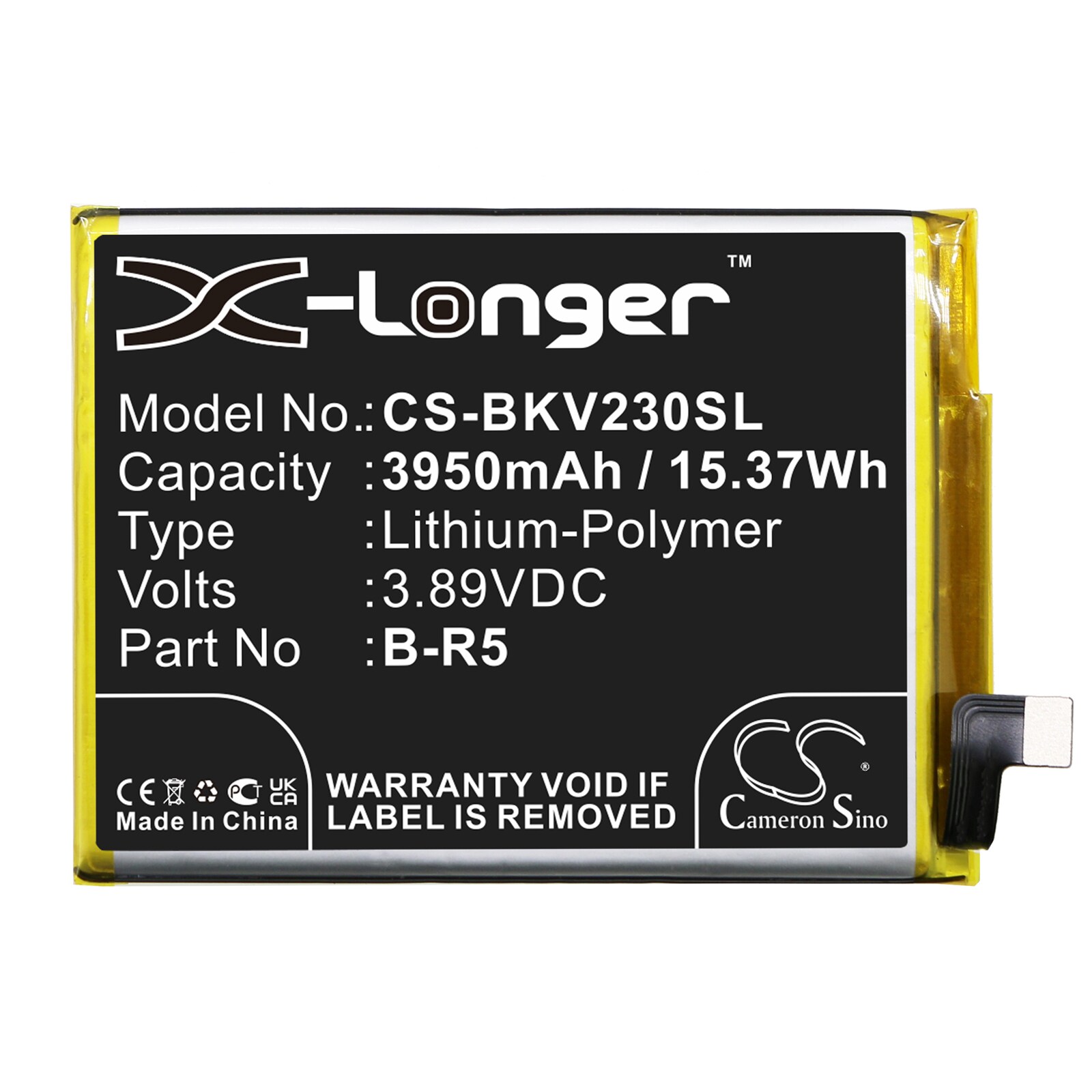 Batteri till SmartPhone, Mobil för VIVO V23e, V2116, S10e m.fl.
